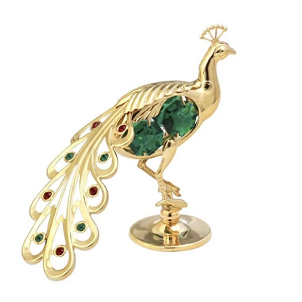 【縁起物】　　招福孔雀 縁起物】 招福孔雀 縁起物】 招福孔雀 インテリア 縁起物 オシャレ