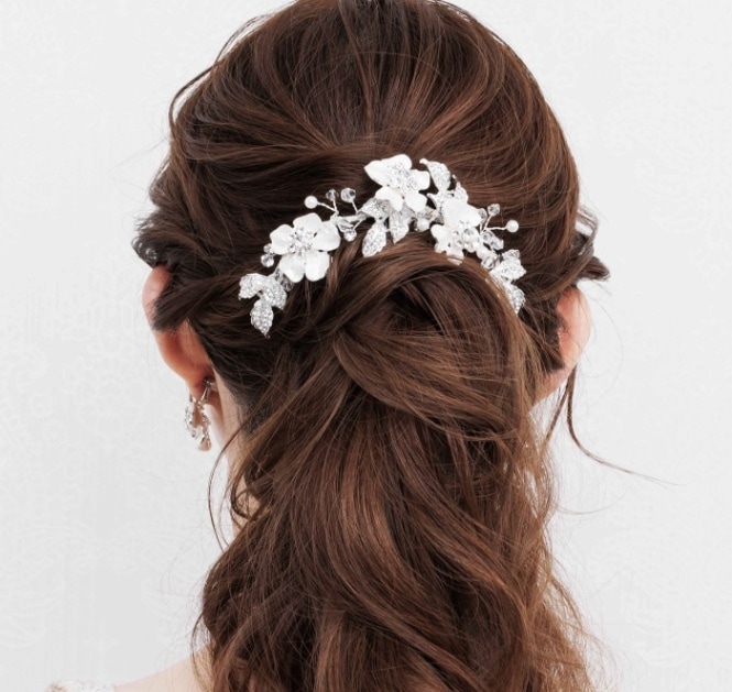 ANNAN WEDDING ヘッドドレスお花MA127