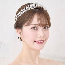 annan wedding ティアラ　横幅広め　ブライダル ブライダルアクセサリーならANNAN WEDDING