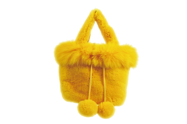 OUTLET SALE >FOX&ラビット ファーバッグ＜イエロー＞2260-0006