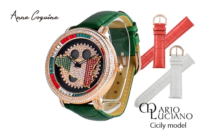 ALZUNIカスタムマリアジルコニア時計