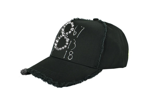 カタヤマケンジナンバーCAP8-黒 数字 7060-0214-0608-01 | キャップ 
