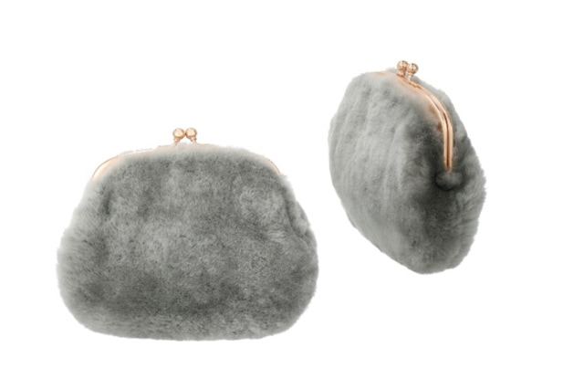 OUTLET SALE >リアルムートン ダブルがま口 2417 | OUTLET,OUTLET-FUR