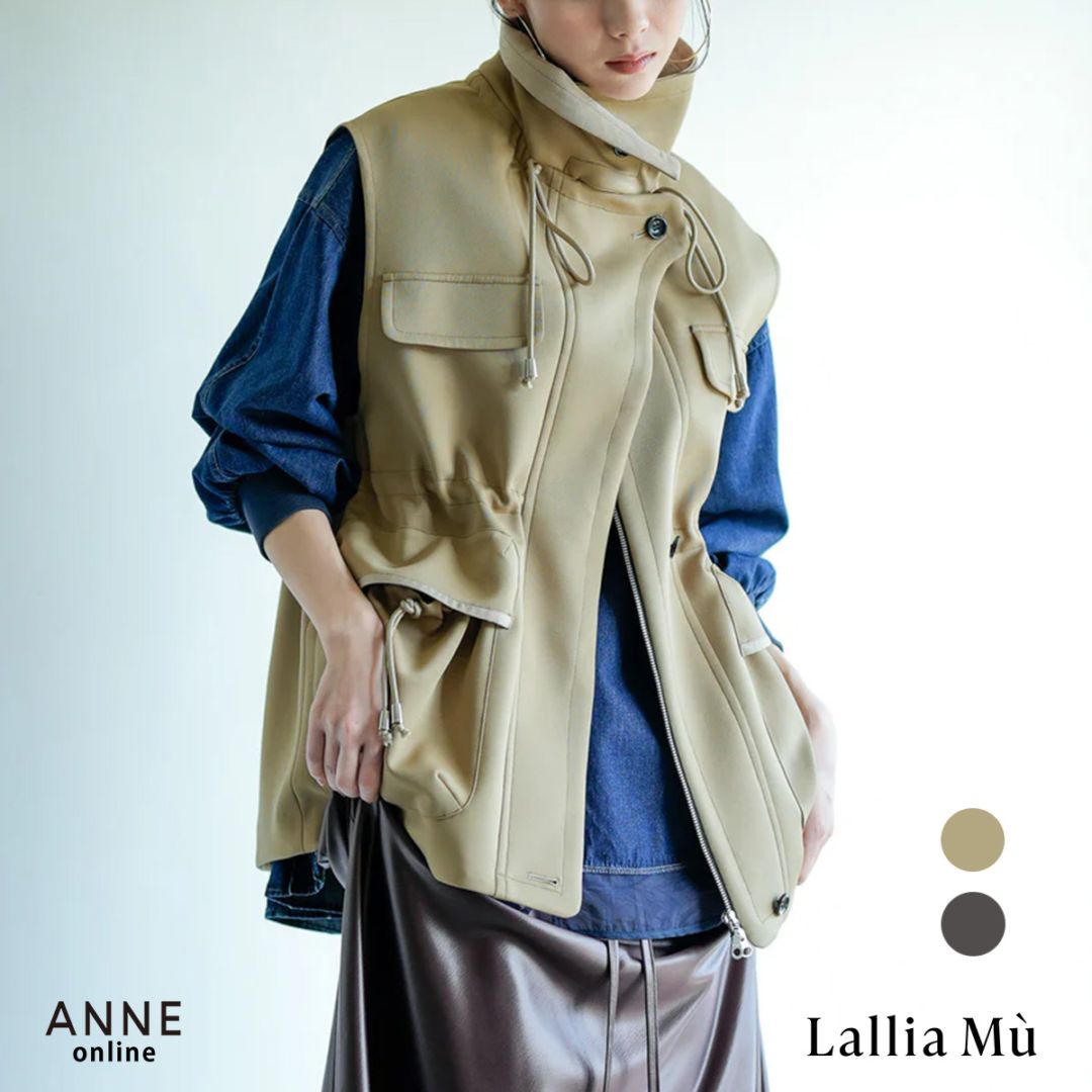 [新品] ラリアムー(Lallia Mu) シャツワンピース 有楽町マルイ】Lallia Mu mulch stripe shirt one piece | Scrap