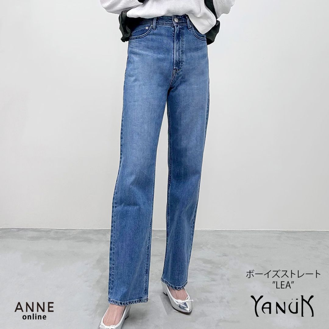 【YANUK ヤヌーク】ボーイズストレートLEA