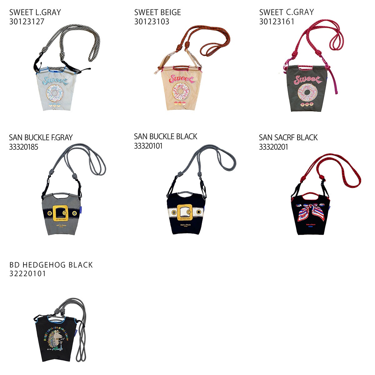 【Ball＆Chain ボールアンドチェーン】Sサイズシリーズ