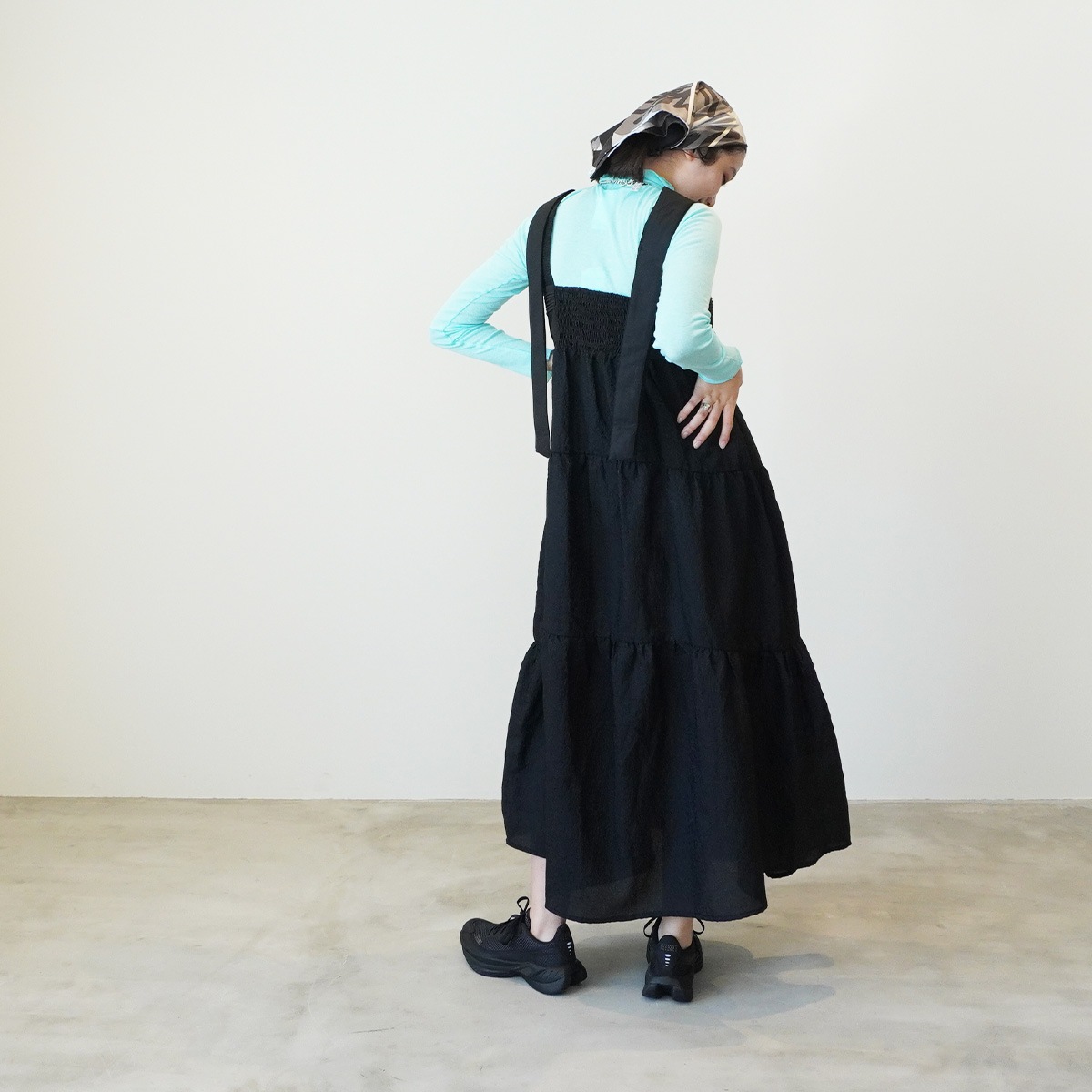 【re/room】MM6 スキッパーチュニック黒36 マルジェラ 新品】MM6 スキッパーチュニック黒36 マルジェラ