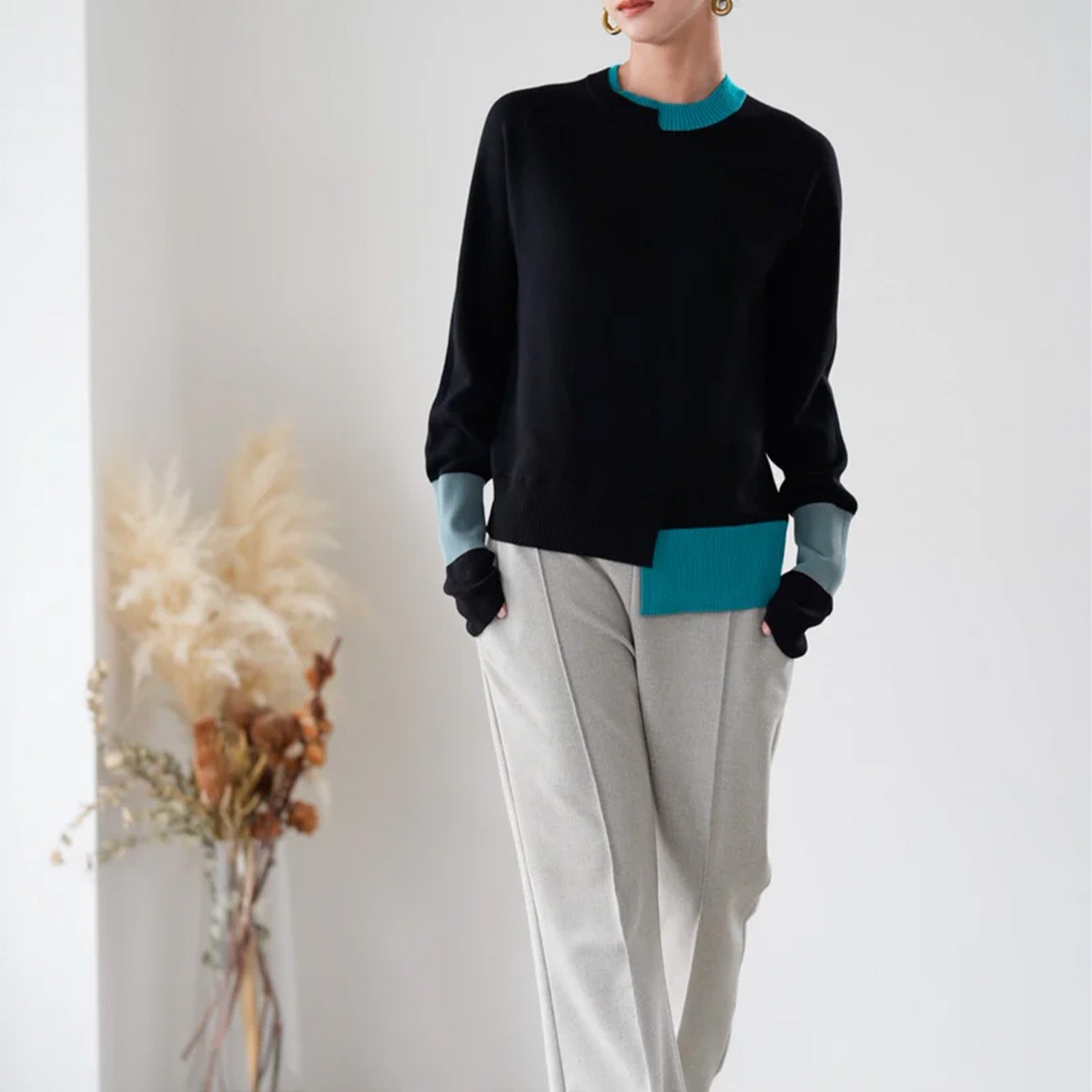 【LalliaMu ラリアムー】ニット