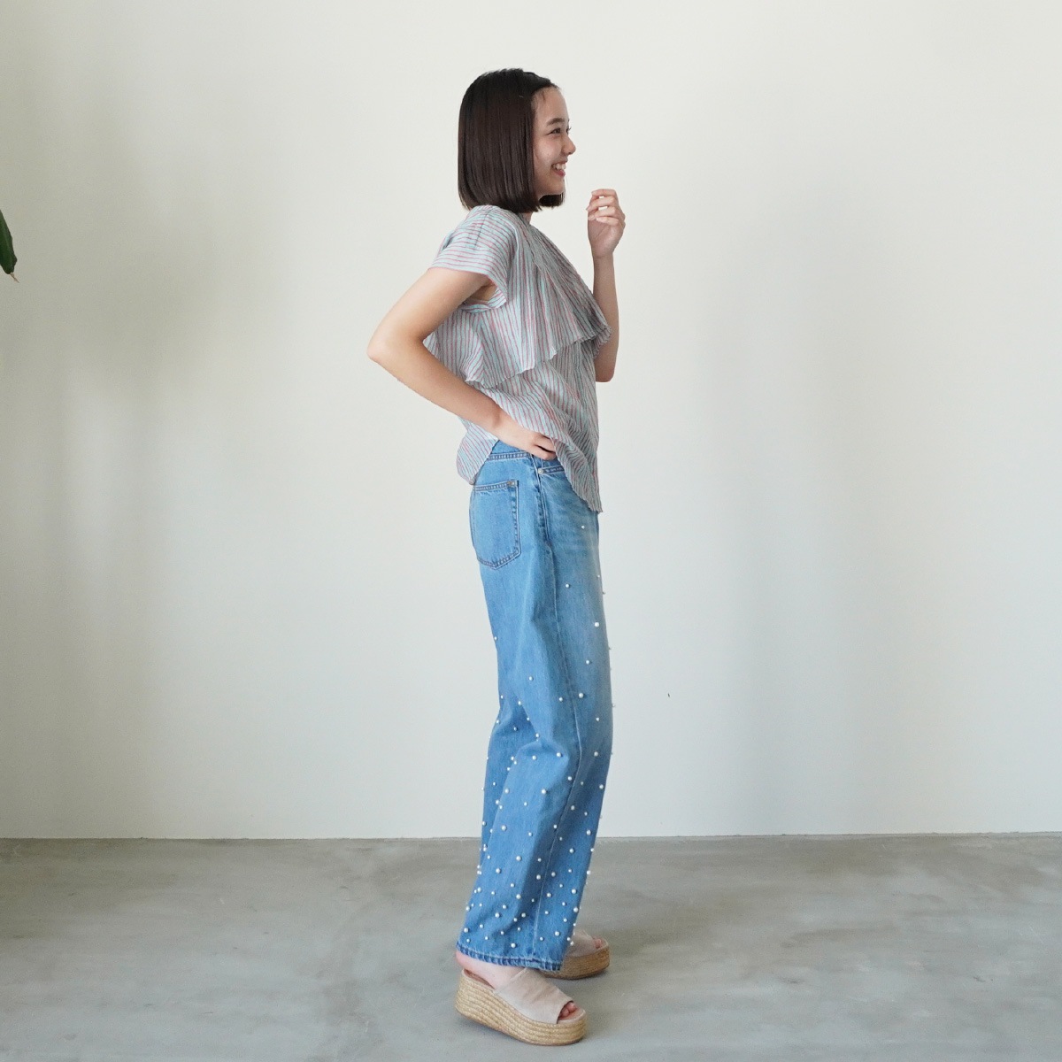 【SOULEIADO ソレイアード】ブラウス　