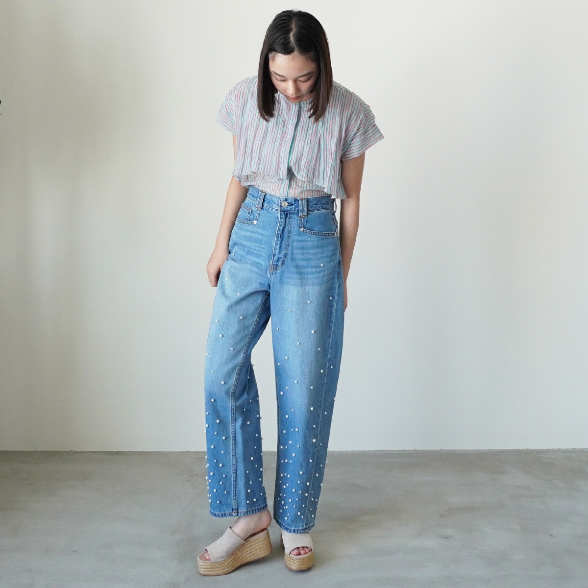 【SOULEIADO ソレイアード】ブラウス　