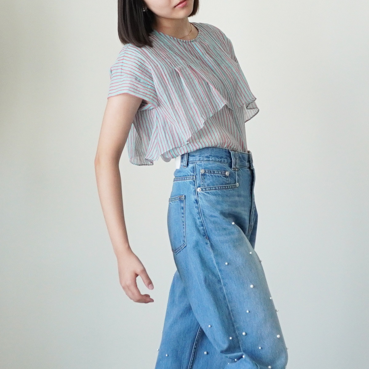 【SOULEIADO ソレイアード】ブラウス　