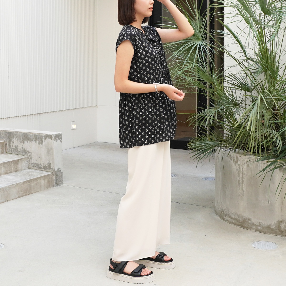 【SOULEIADO ソレイアード】ブラウス