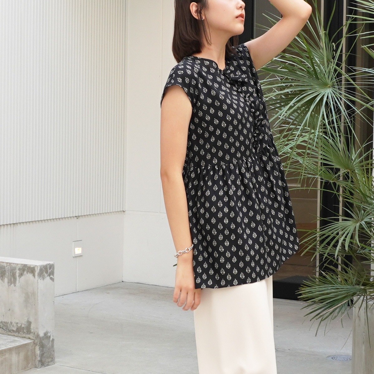 【SOULEIADO ソレイアード】ブラウス