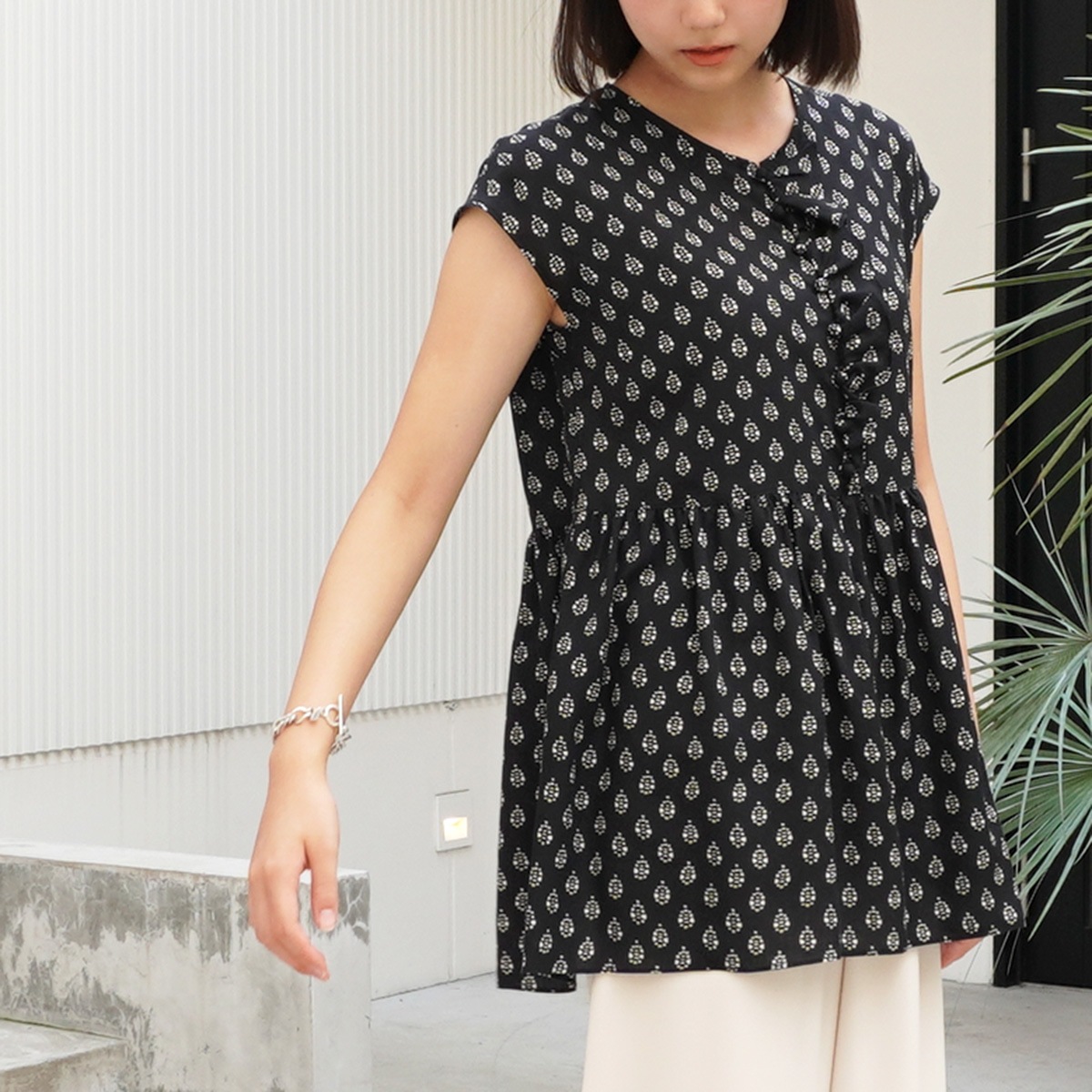 【SOULEIADO ソレイアード】ブラウス