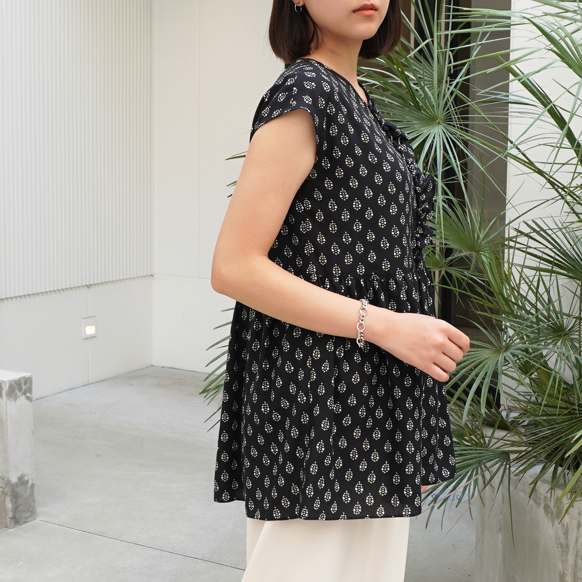 【SOULEIADO ソレイアード】ブラウス