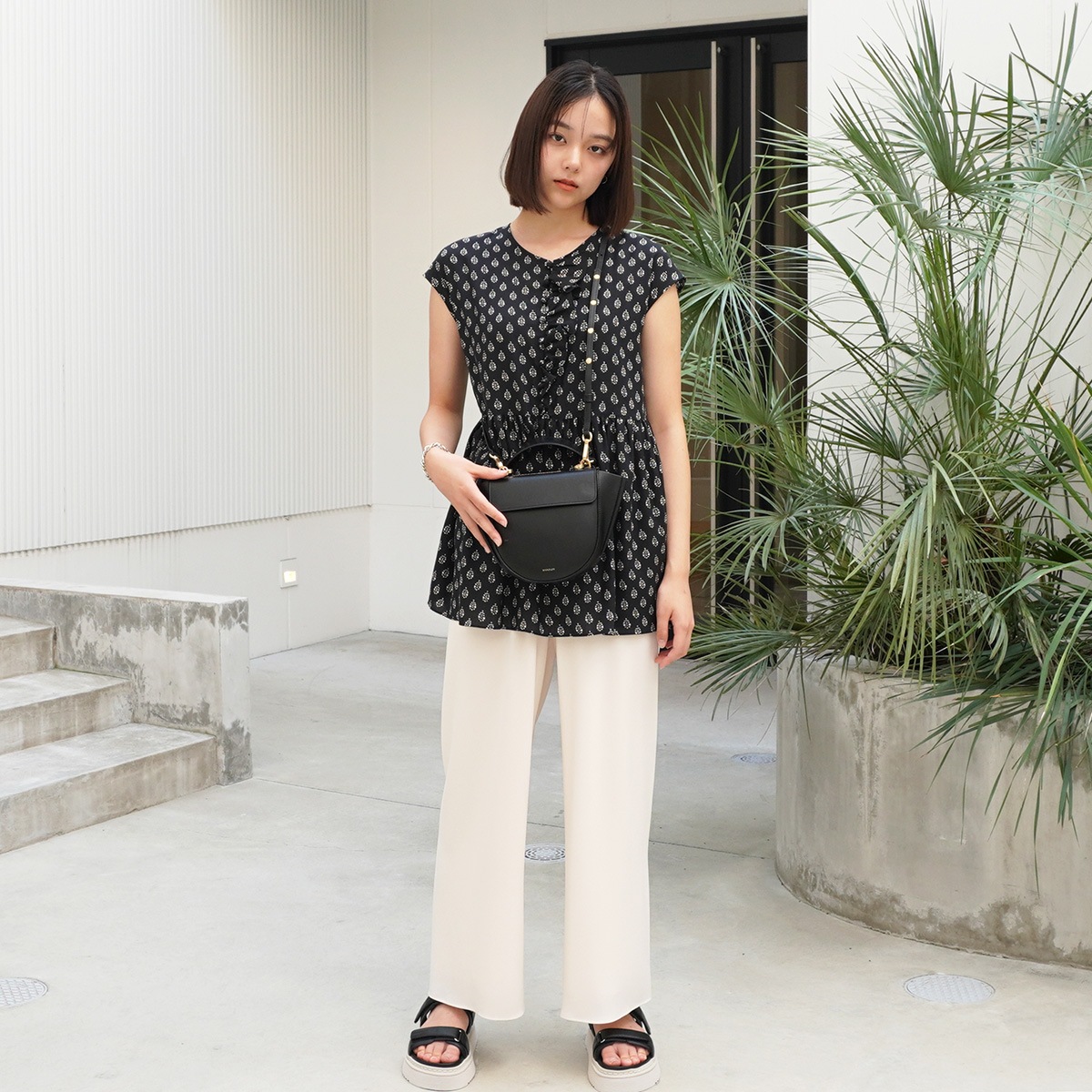 【SOULEIADO ソレイアード】ブラウス