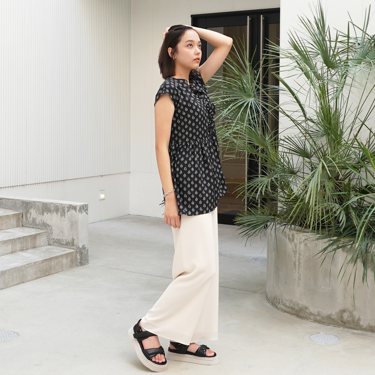 【SOULEIADO ソレイアード】ブラウス