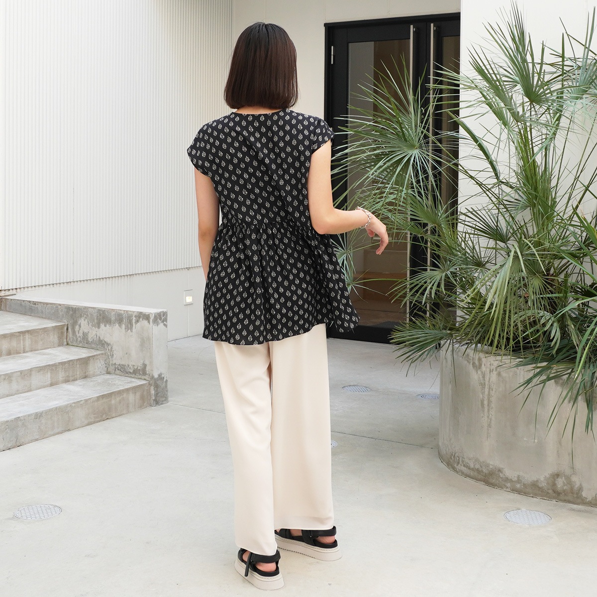 【SOULEIADO ソレイアード】ブラウス