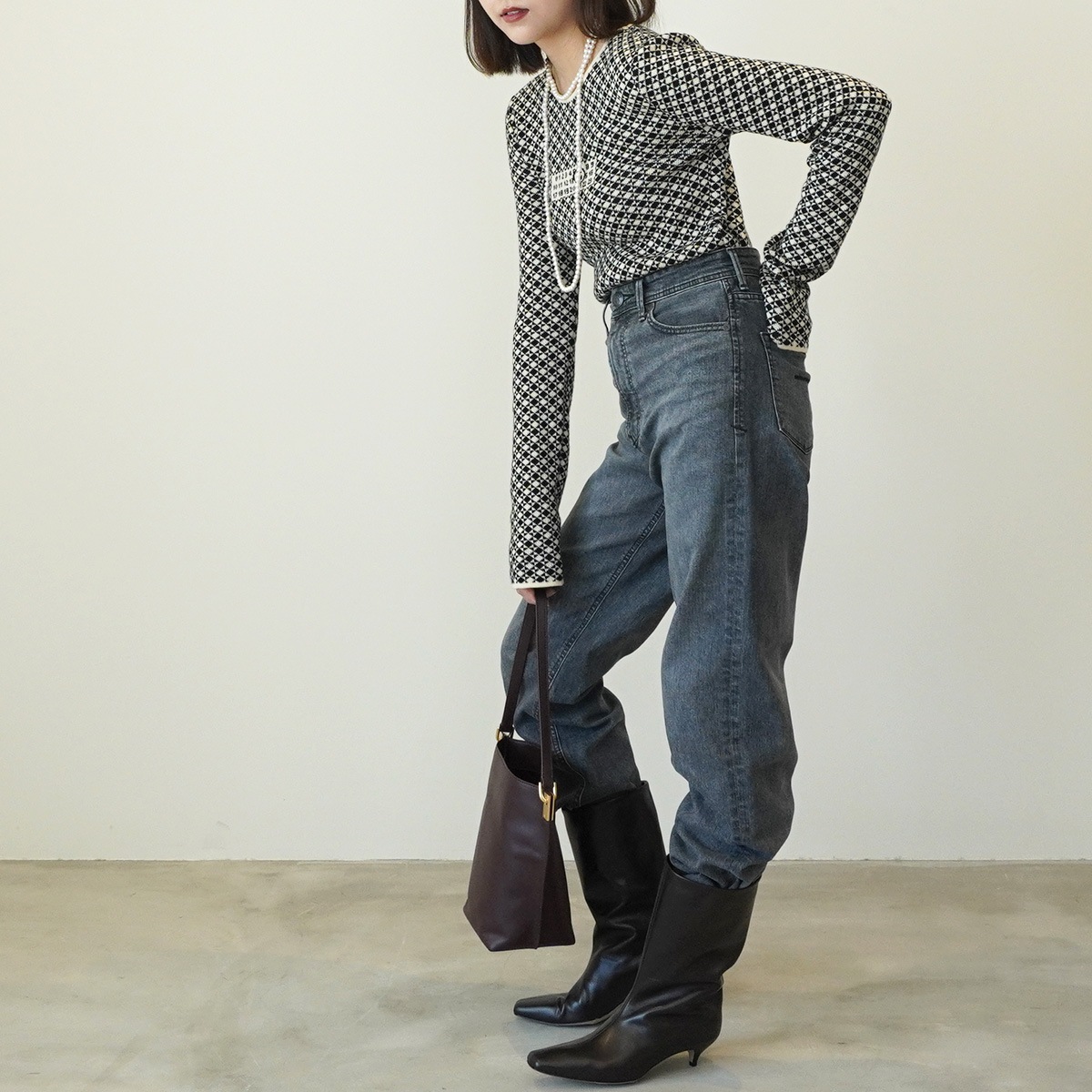 YANUK ヤヌークLEA ブラッククラッシュデニム　22 YANUK ヤヌークLEA ブラッククラッシュデニム 22 楽天市場