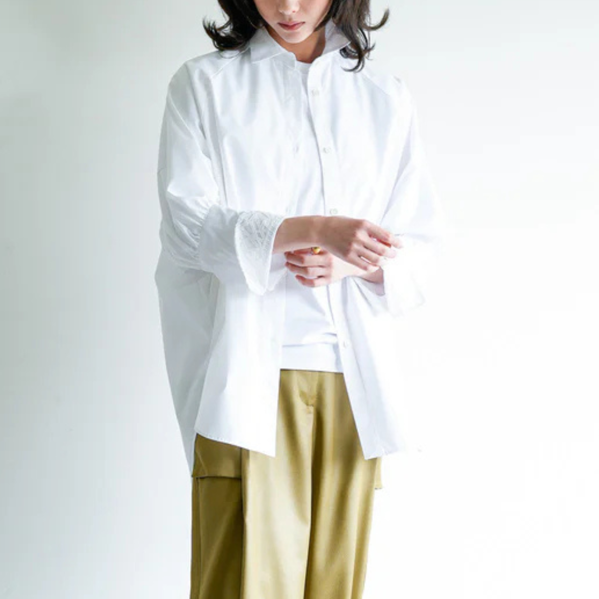 【LalliaMu ラリアムー】レースカフチュニック