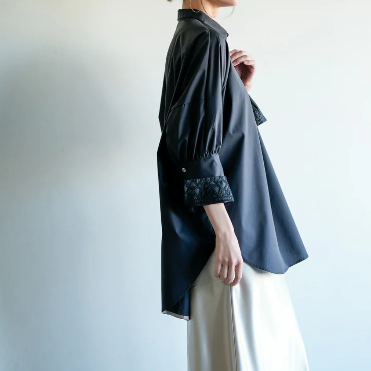 【LalliaMu ラリアムー】レースカフチュニック