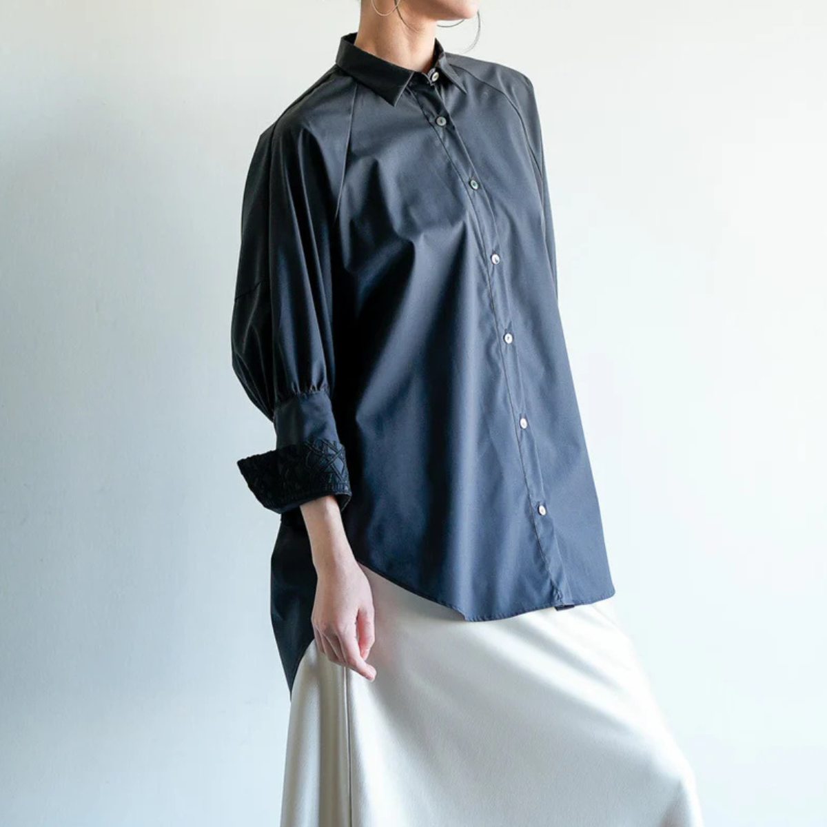 【LalliaMu ラリアムー】レースカフチュニック