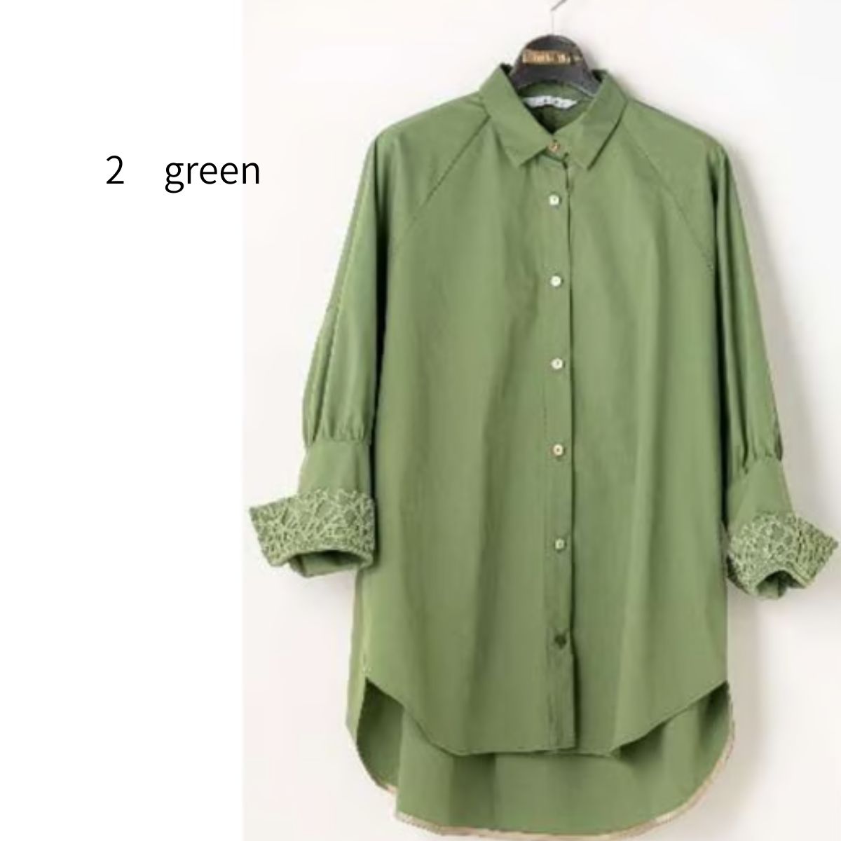 【LalliaMu ラリアムー】レースカフチュニック