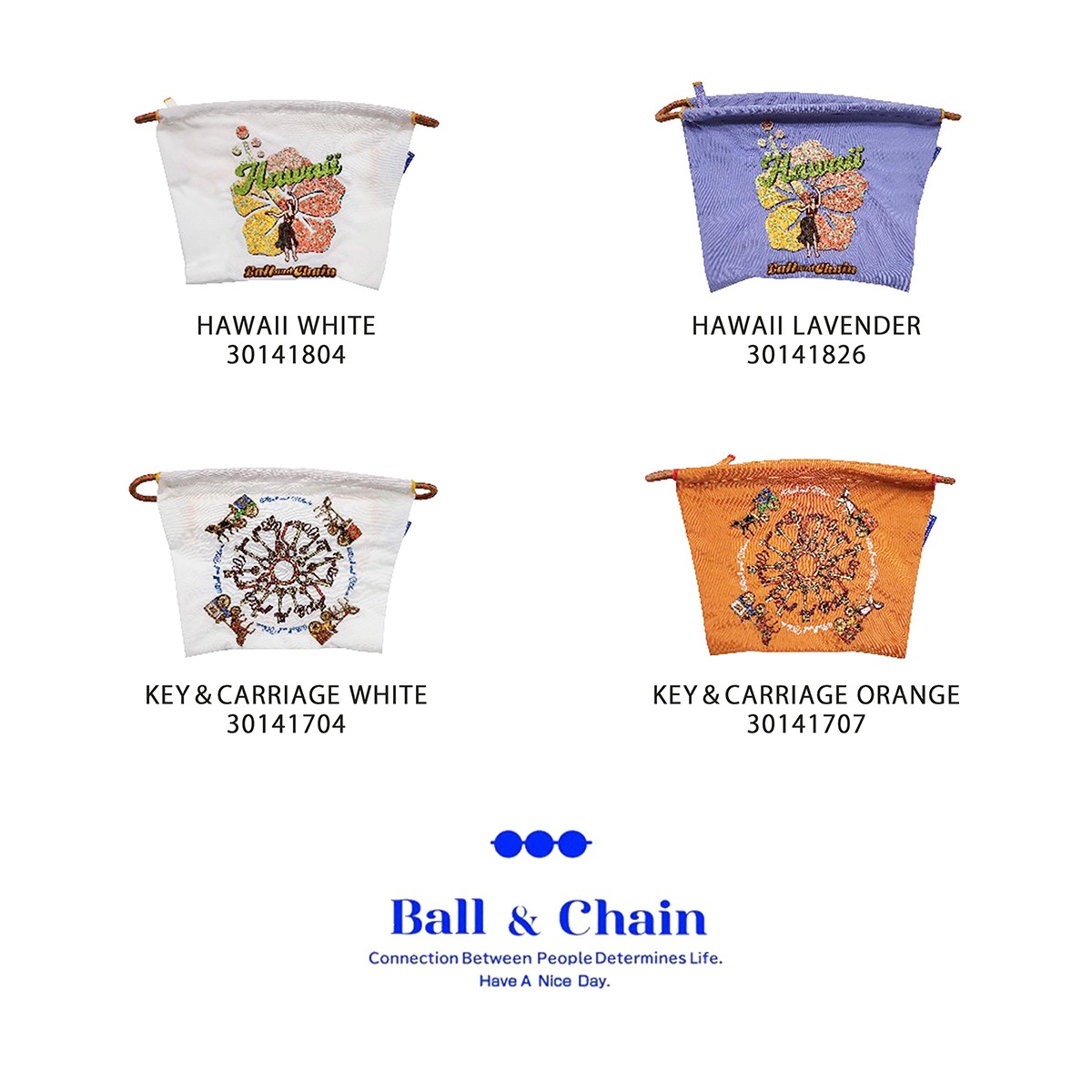 新作【Ball＆Chain ボールアンドチェーン】ポーチL の通販｜正規取扱店