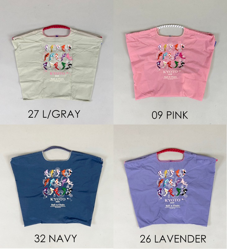 【Ball＆Chain/ボールアンドチェーン】KYOTO KOI刺繍エコバッグ 301120（Lサイズ）Ball＆Chain正規販売店