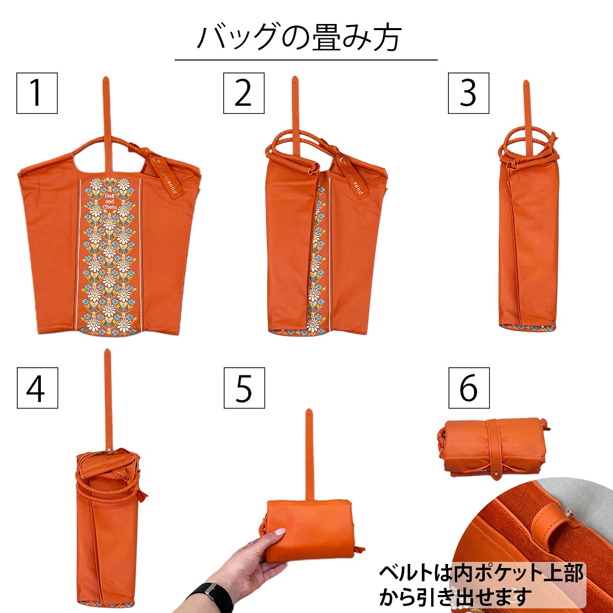【Ball&Chain ボールアンドチェーン】WASHABLE LEATHER