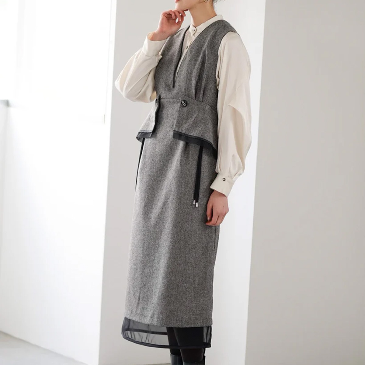 【Lallia Mu ラリアムー】ワンピース