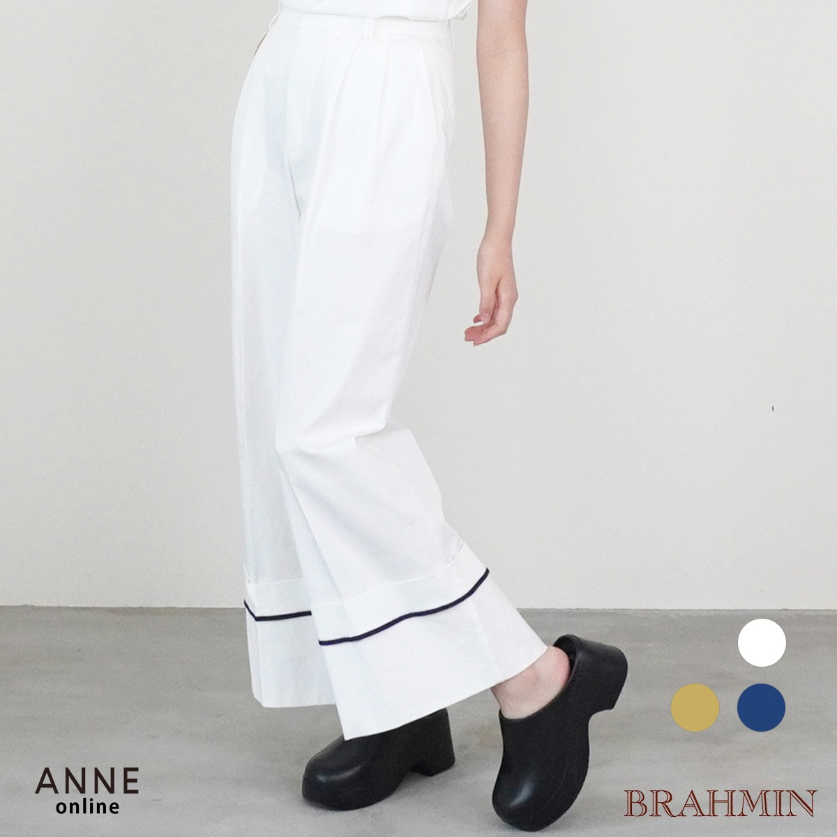 ZIMMERMANN パンツ Zimmermann Halliday lace-trimmed wide-leg pants Zimmermann