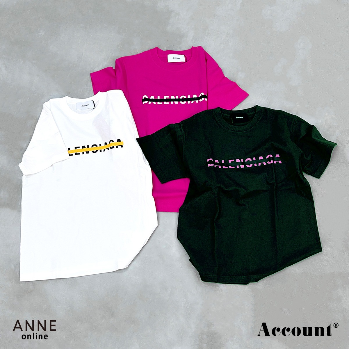 【Account アカウント】Tシャツ　