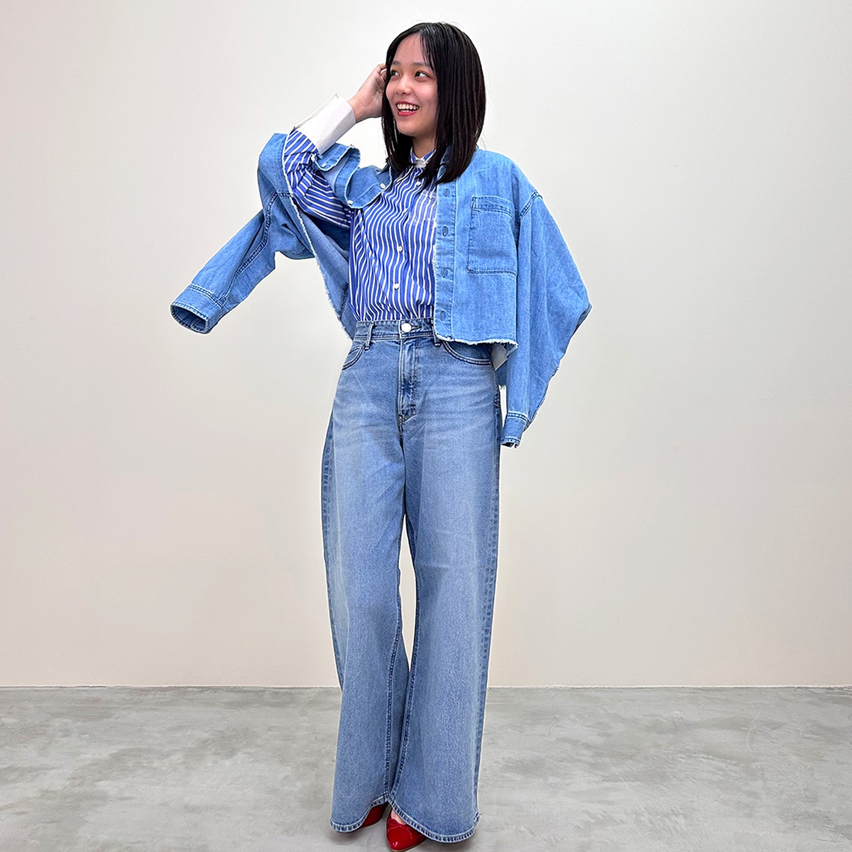 【YANUK ヤヌーク】ルーズバギー KATE