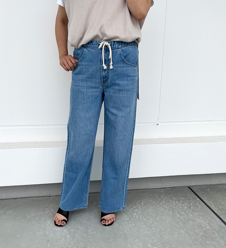 美品！MOTHER マザー　ワイド　デニムパンツ mother1578-1085-3-2.jpg