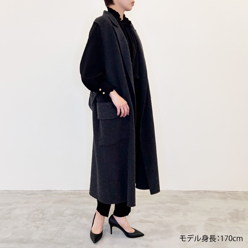 楽天市場】サクラ SACRA ラムウール メルトン ジレ LAMBWOOL