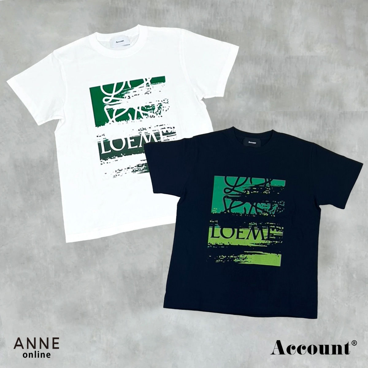 【Account アカウント】Tシャツ