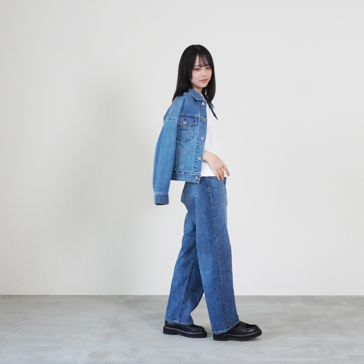 【極美品】YANUK ヤヌーク ルーズストレート JOAN ジョーン 22 YANUK（ヤヌーク） YANUK JOAN デニムパンツ JOAN (LooseStraight) SUB