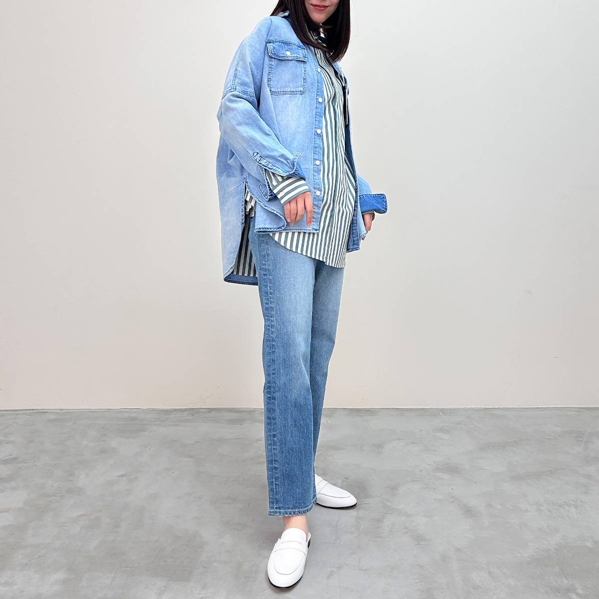 【YANUK ヤヌーク】ストレート　LOUISE