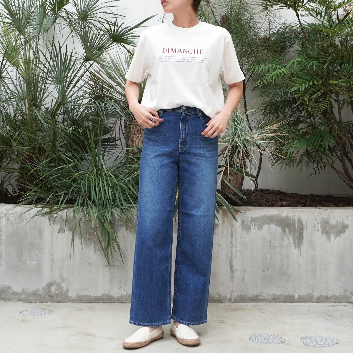 ヤヌーク　LILITH デニム　22インチ YANUK】ワイドストレートデニム LILITH/リリス(WOMEN)【CCS】