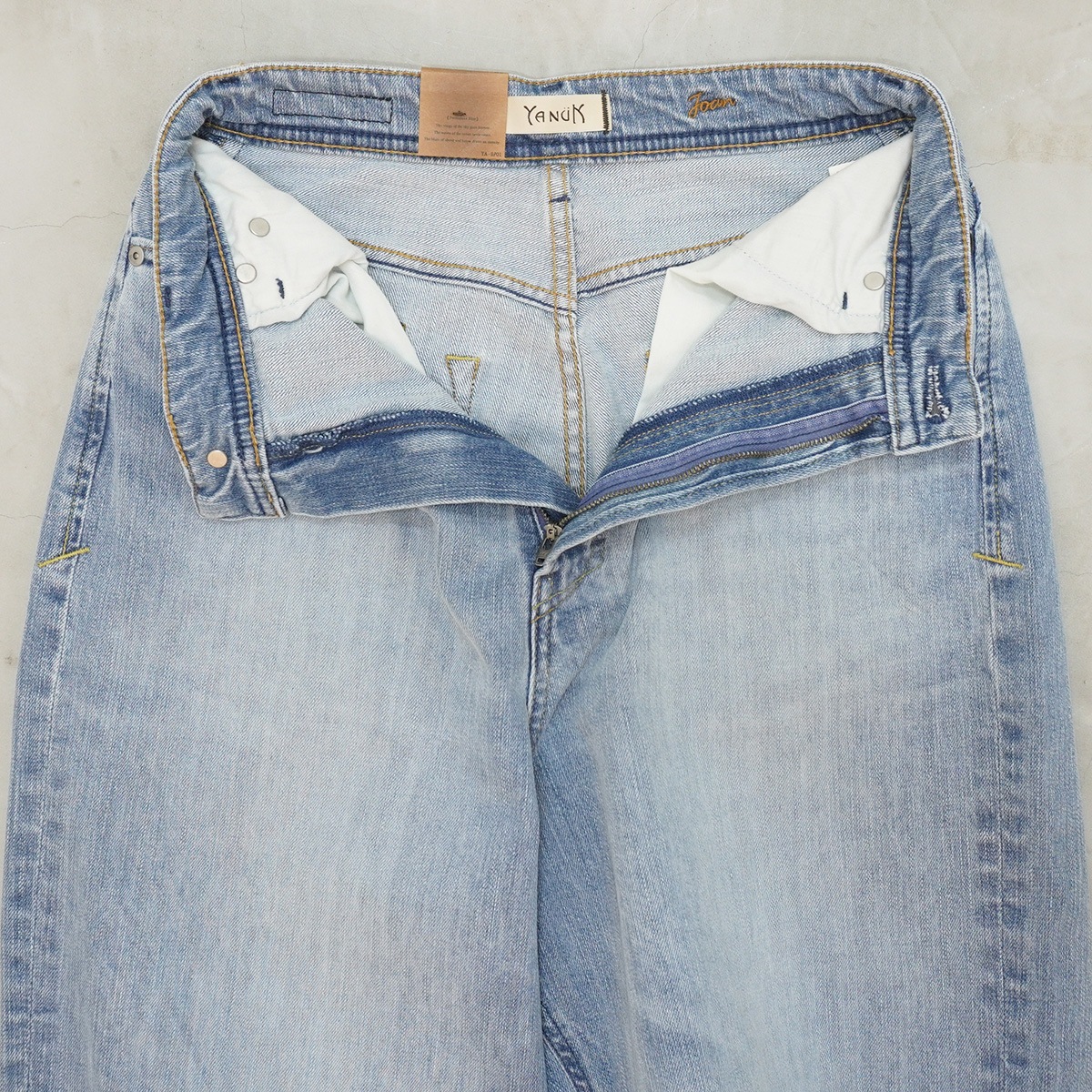 【YANUK ヤヌーク】ルーズストレート JOAN