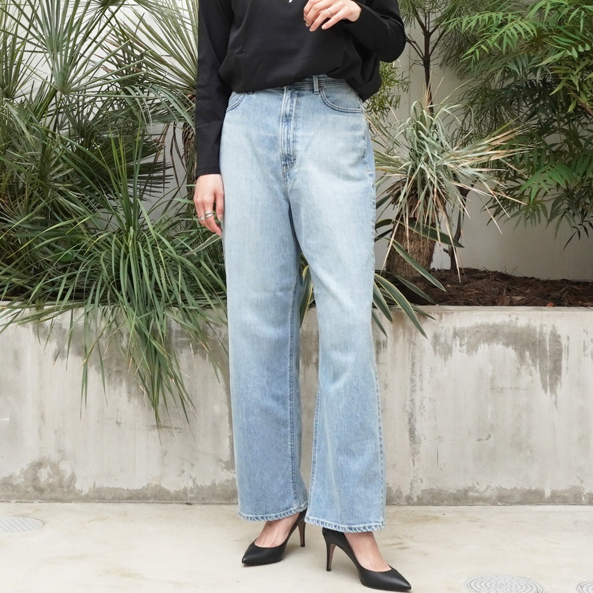 【YANUK ヤヌーク】ルーズストレート JOAN