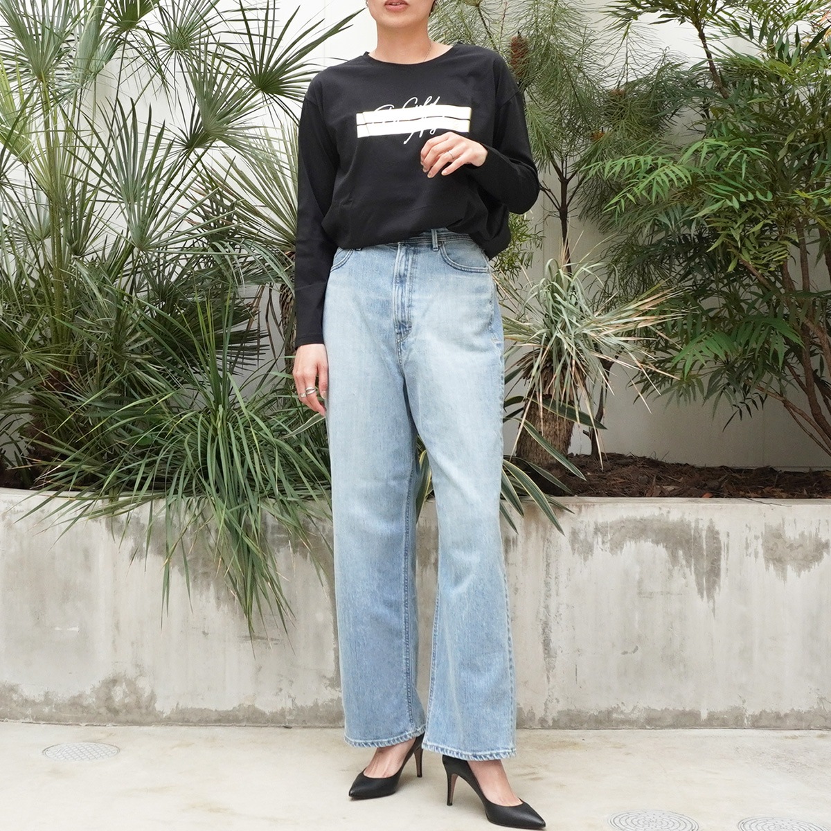 【YANUK ヤヌーク】ルーズストレート JOAN