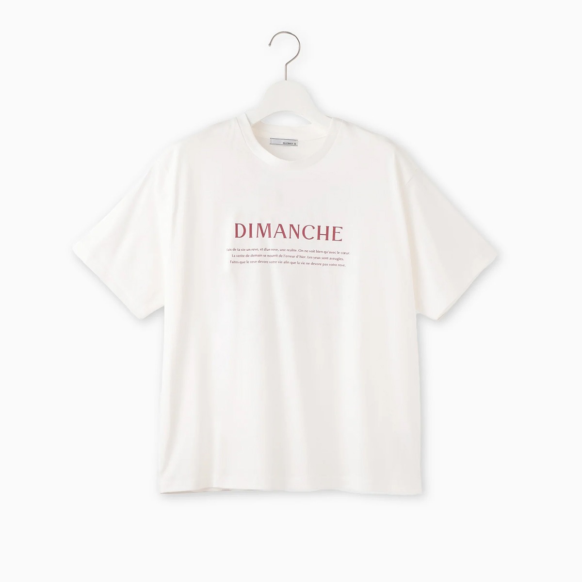 ベアトリス 裾タック ロゴプリントTシャツ BEATRICE レディース 国内正規品 メール便可能5 BEATRICE ベアトリス 裾タック ロゴプリントTシャツ レディース