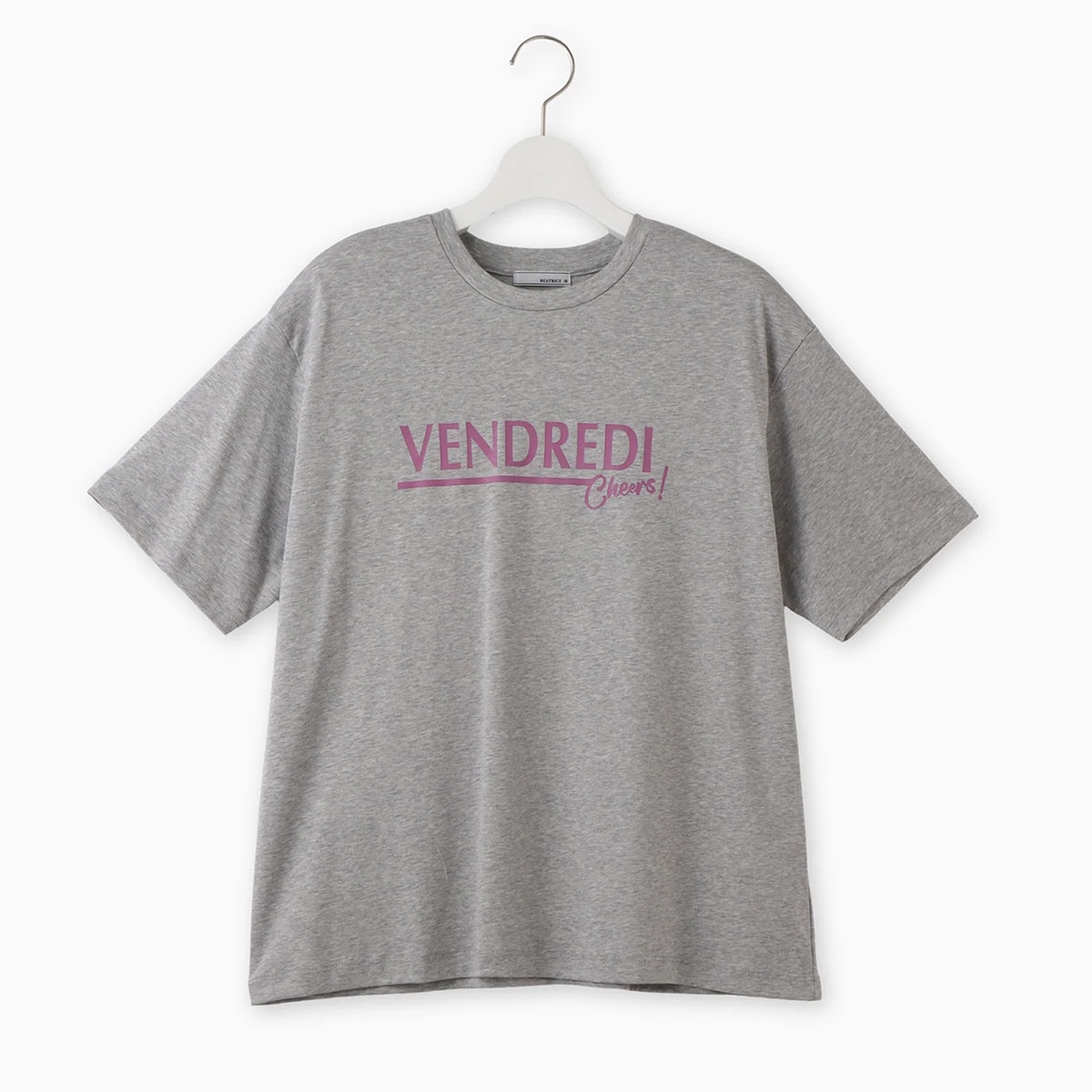 ベアトリス 裾タック ロゴプリントTシャツ BEATRICE レディース 国内正規品 メール便可能5 BEATRICE ベアトリス 裾タック ロゴプリントTシャツ レディース