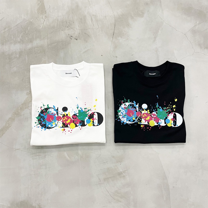 楽天市場】Account 【No.5 paint TEE】 ロゴプリントTシャツ