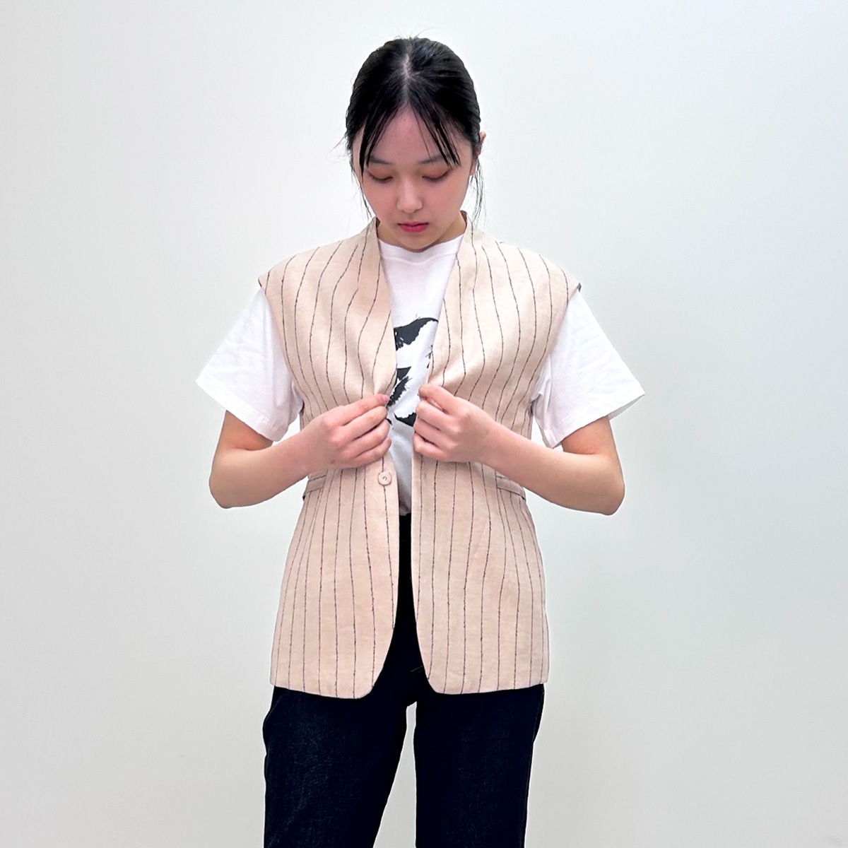 【MACPHEE マカフィ】ジレ