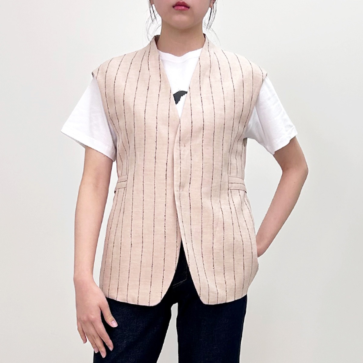 【MACPHEE マカフィ】ジレ