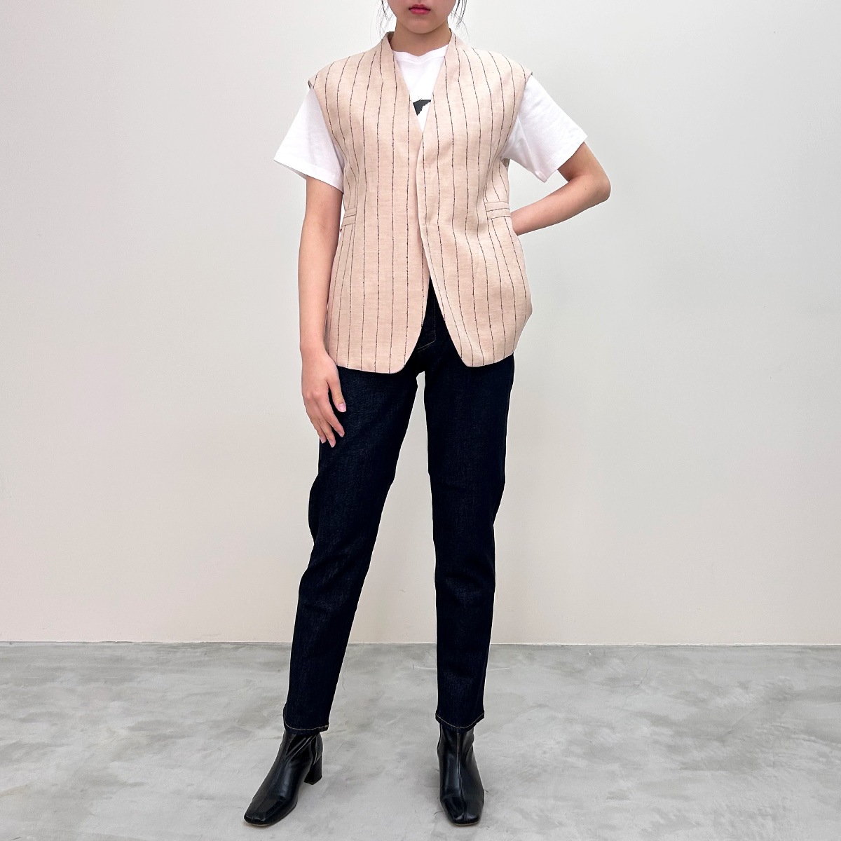 【MACPHEE マカフィ】ジレ