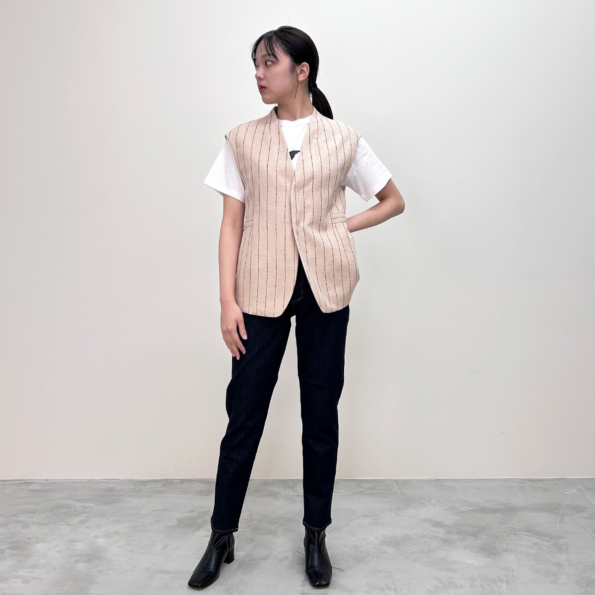 【MACPHEE マカフィ】ジレ